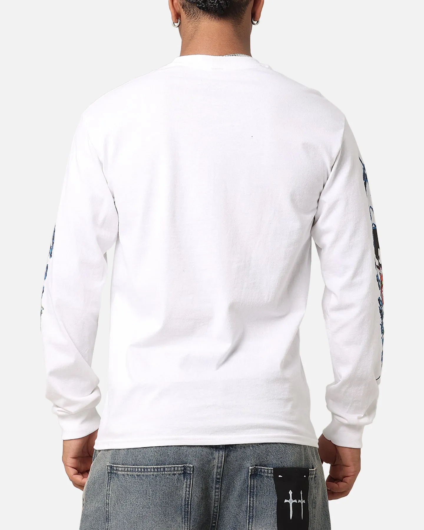 Lightweight sweater Goat Crew Marvel Spider-Man Y2K Venom Long Sleeve T-Shirt White