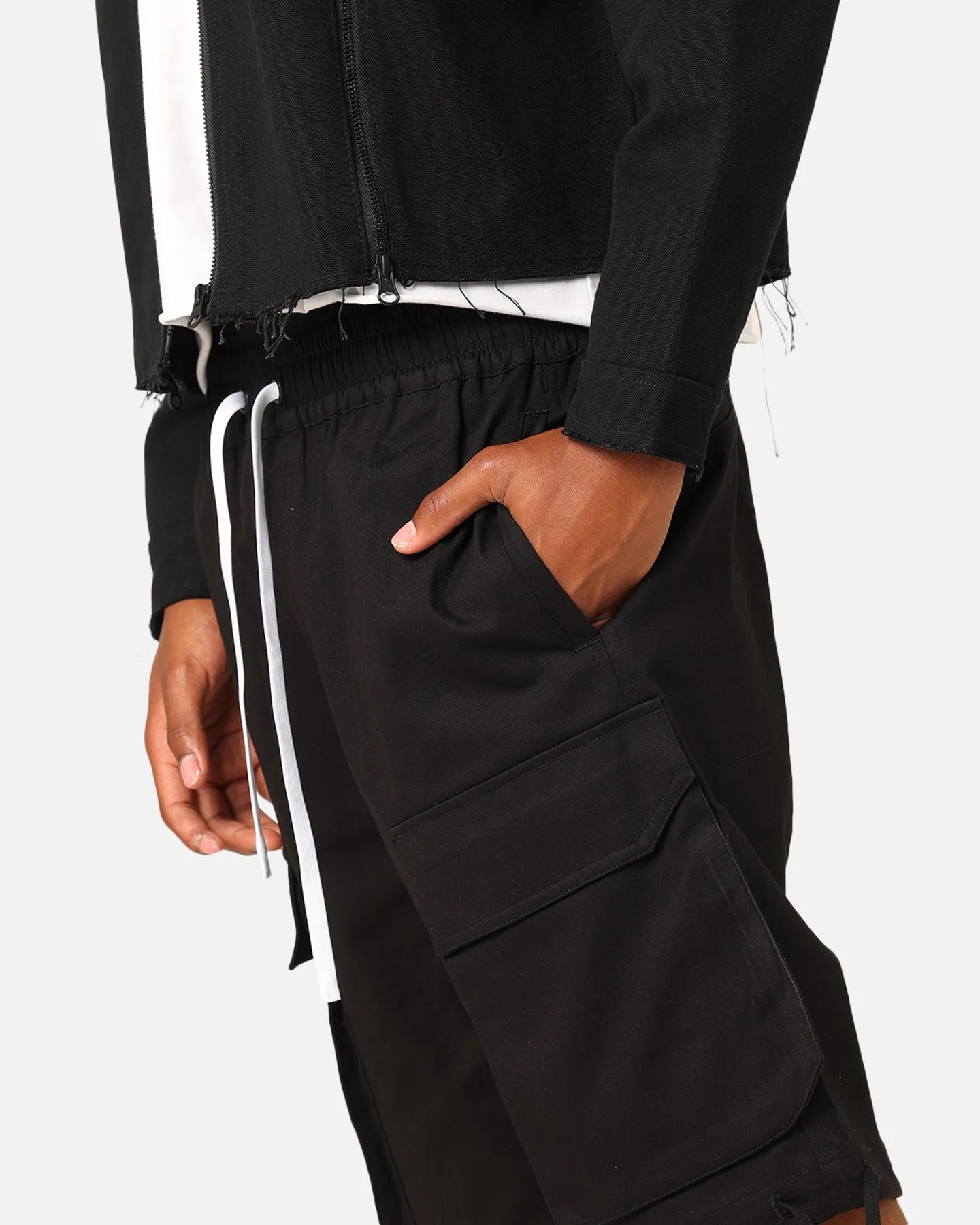 Trendy Comfort Saint Morta Dept Cargo Shorts Black