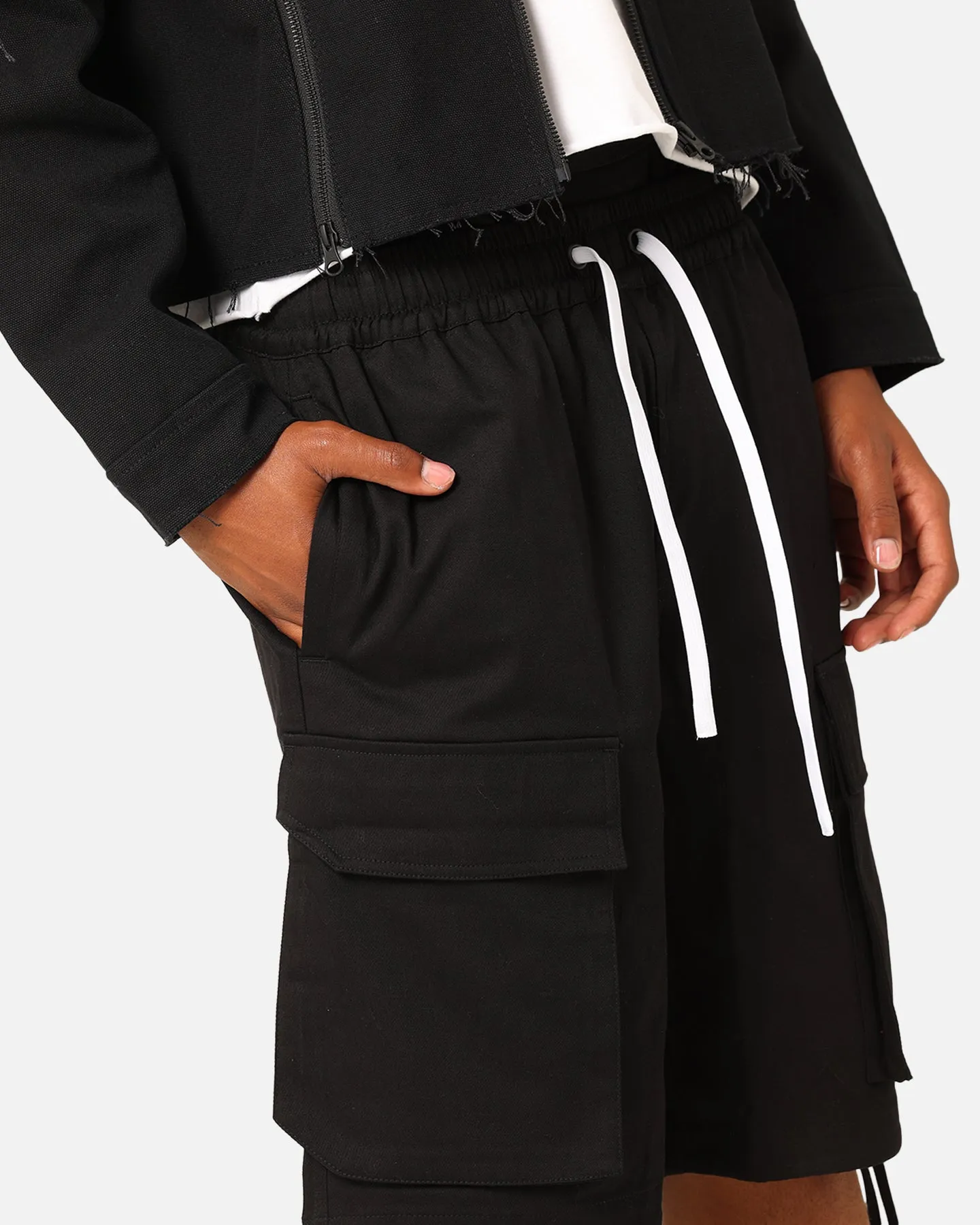tie-dye look Saint Morta Dept Cargo Shorts Black
