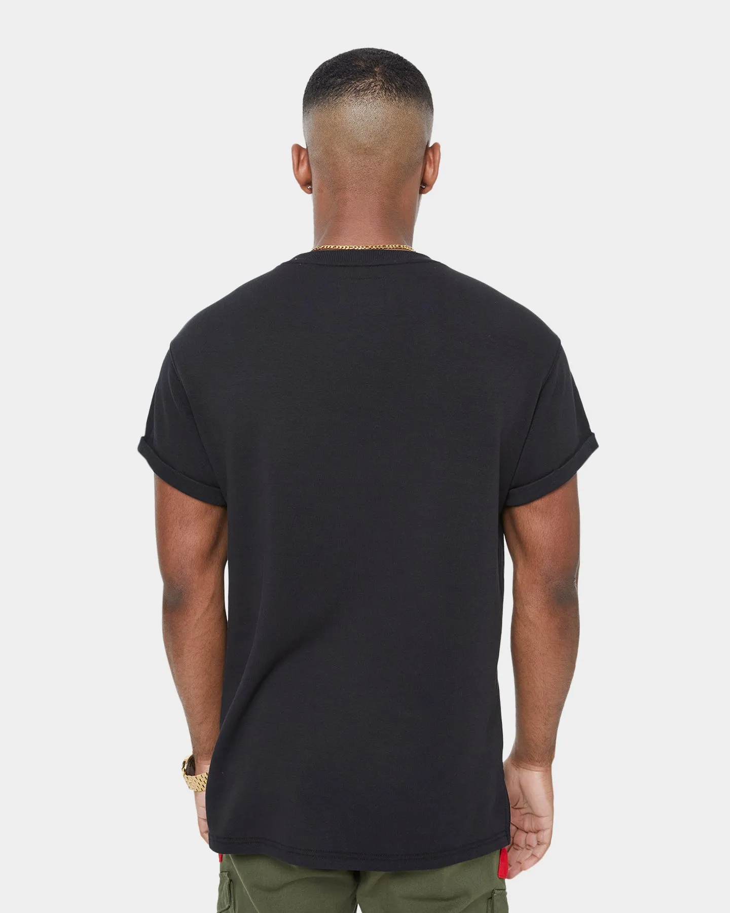 Carr?? Militant Short Sleeve T-Shirt Black Smooth Jersey Texture