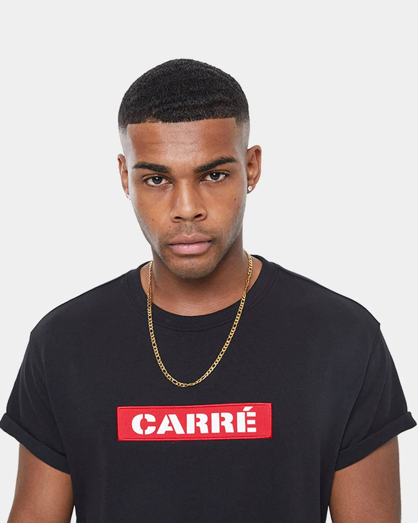 Carr?? Militant Short Sleeve T-Shirt Black Versatile Option Subtle Logo Placement