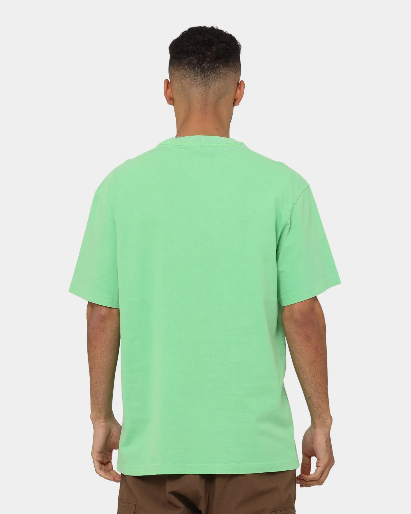 Athletic Comfort Wear Sporty Style Mitchell & Ness Dennis Rodman Los Angeles Lakers Player Vibes T-Shirt Neon Green