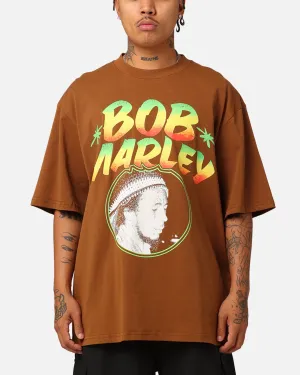 Bob Marley Bob Who You Are Exodus T-Shirt Chocolate Urban Casual Look Cozy and Fashionable