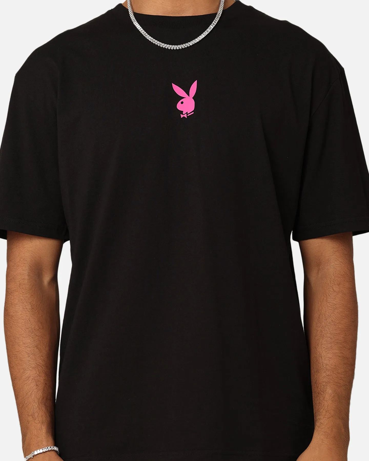 Playboy Card T-Shirt Black Fit For Comfort