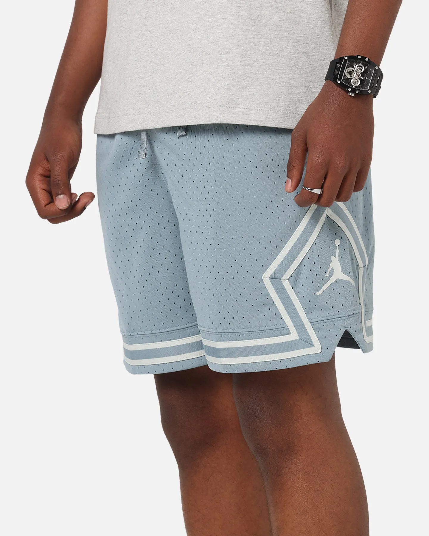 Elastic Comfort Jordan Dri-FIT Mesh Diamond Shorts Aviator Grey