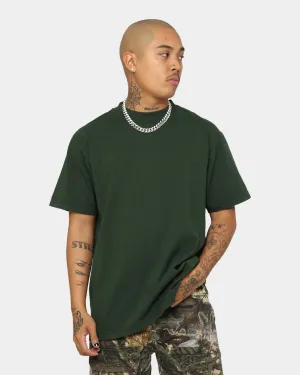 Shaka Wear Max Heavyweight Garment Dye T-Shirt Moss Leather combination Comfortable fit