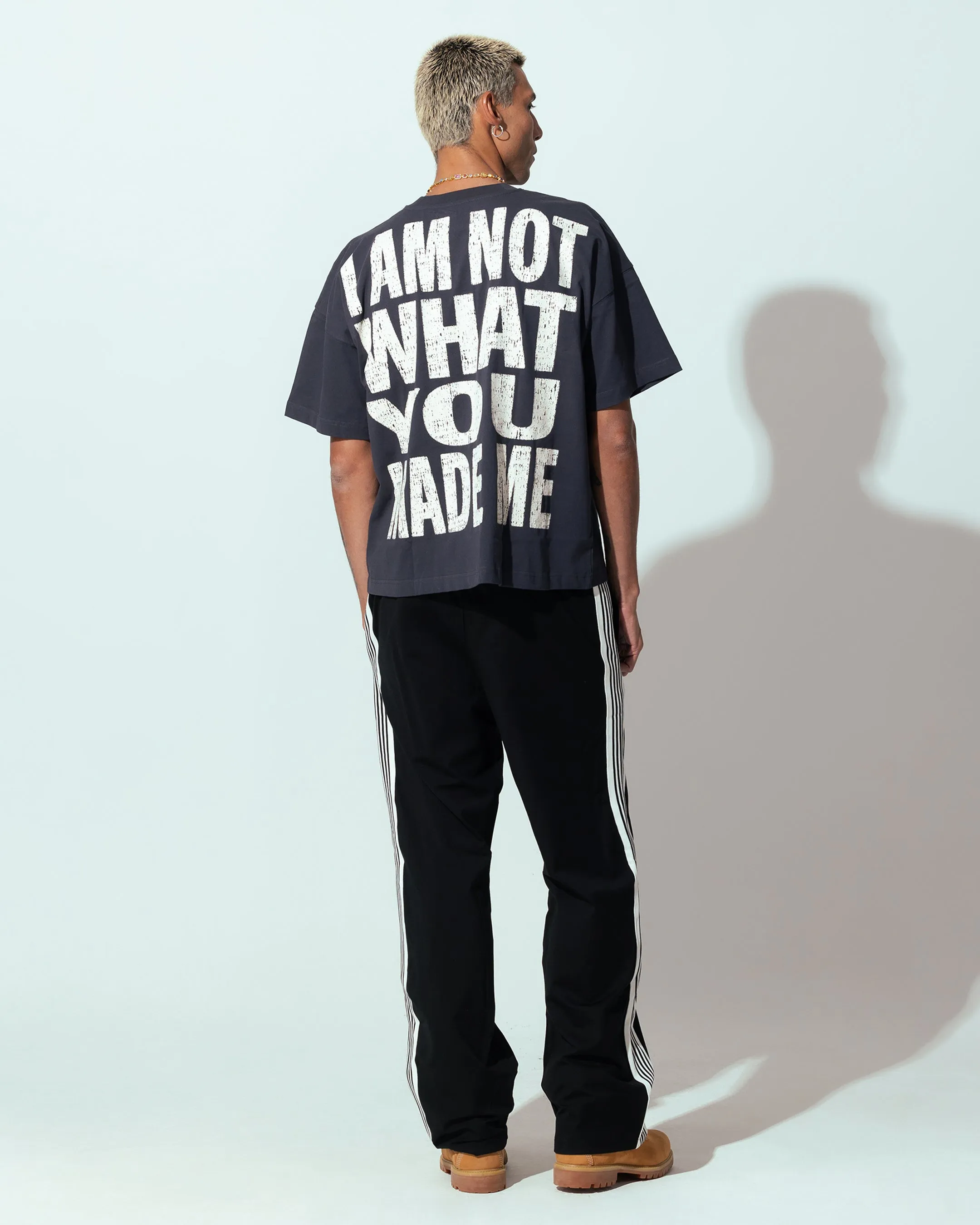 Essential Wear Loiter Repressed Box T-Shirt Charcoal