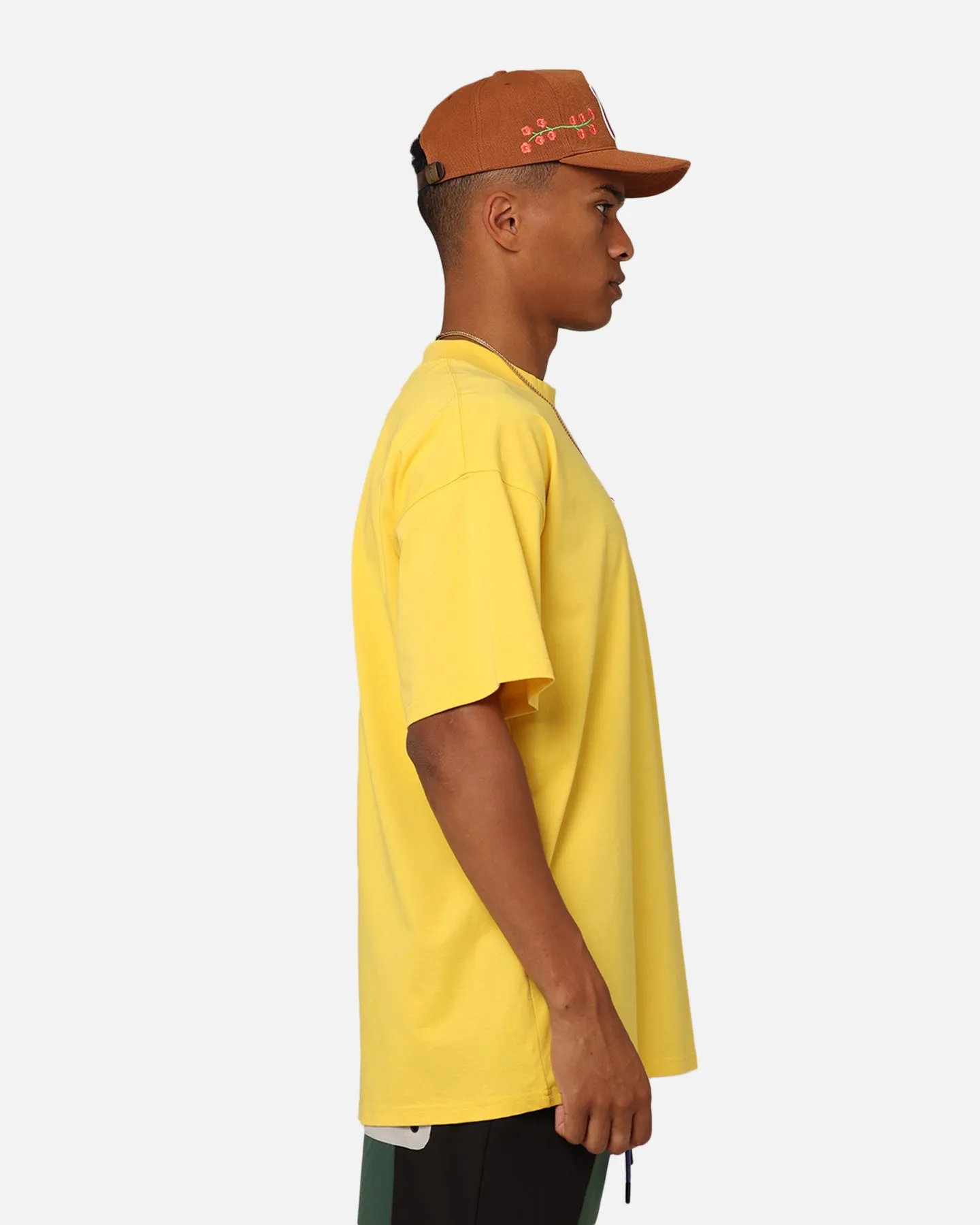Carre Ascend Oversized T-Shirt Yellow Summer Comfort Comfy Wear