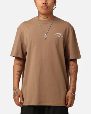 Pyra Trusted T-Shirt Mushroom Dimensional Stability Weave NonIronTechnology