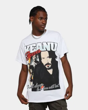 Goat Crew Keanu Lover Vintage T-Shirt White Scoop neck femininity