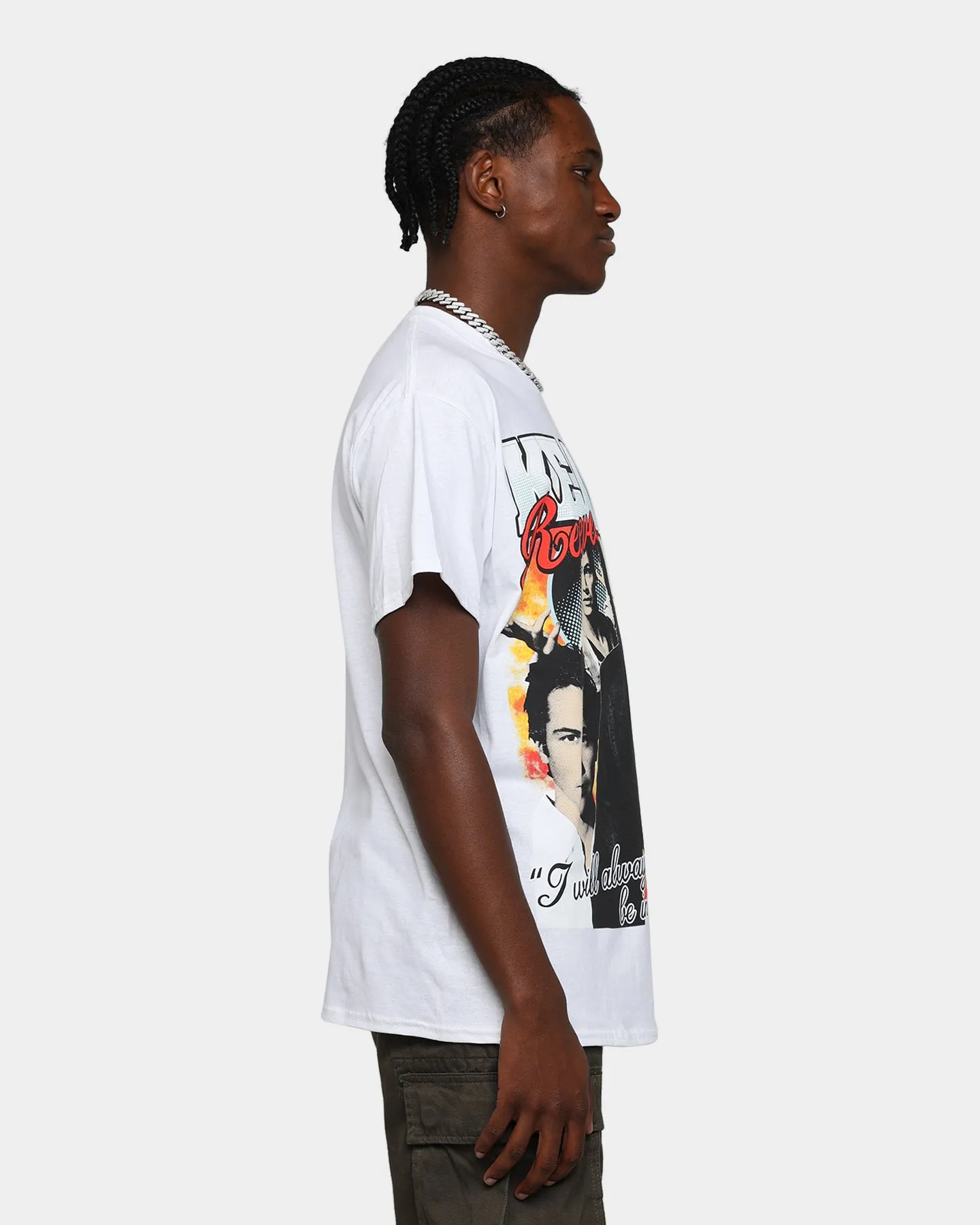 Goat Crew Keanu Lover Vintage T-Shirt White Casual Vibe Wear