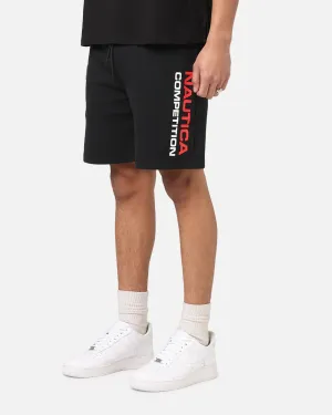 Floral Print Recycled Material Nautica Waterford Fleece Shorts Black