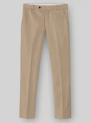 Naples Champagne Tweed Pants Chic and Clean