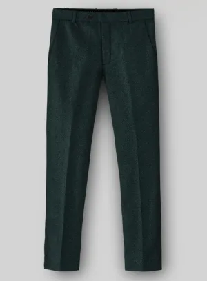 Naples Bello Green Tweed Pants Relaxed Professional Wea Luxury Tailoring