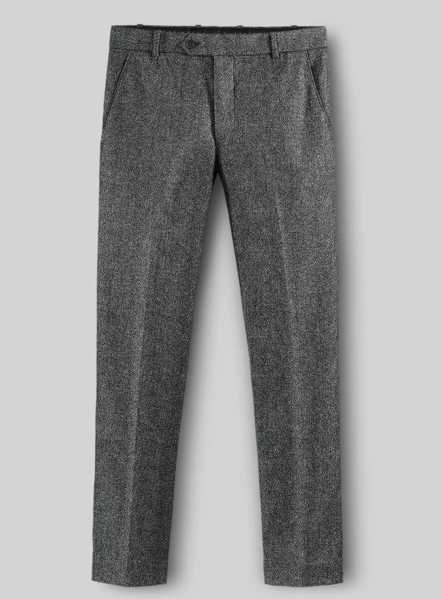 Highlander Gray Tweed Pants Perfectly Tailored Sleek Tailored Look