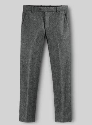 Highlander Gray Tweed Pants Perfectly Tailored Sleek Tailored Look