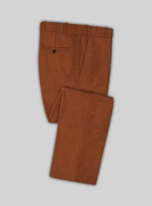 Professional Tailoring Layered Style Naples Cosmic Tan Tweed Pants