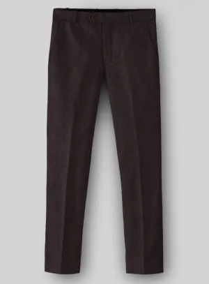 Timeless Design Refined Layers Naples Opera Wine Tweed Pants