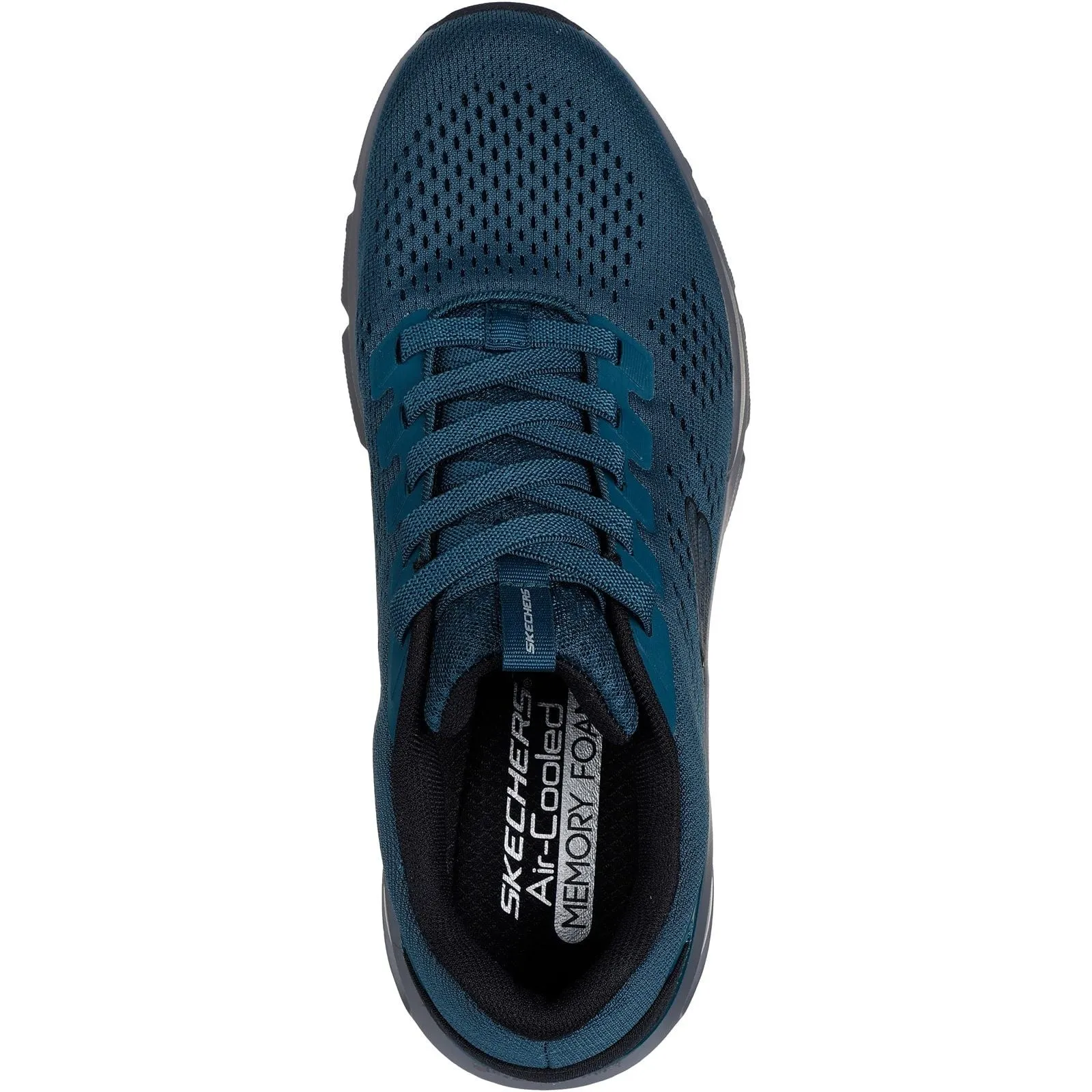 Skechers Mens Skech-Air Ventura Trainer Teal/Black Spring Jump