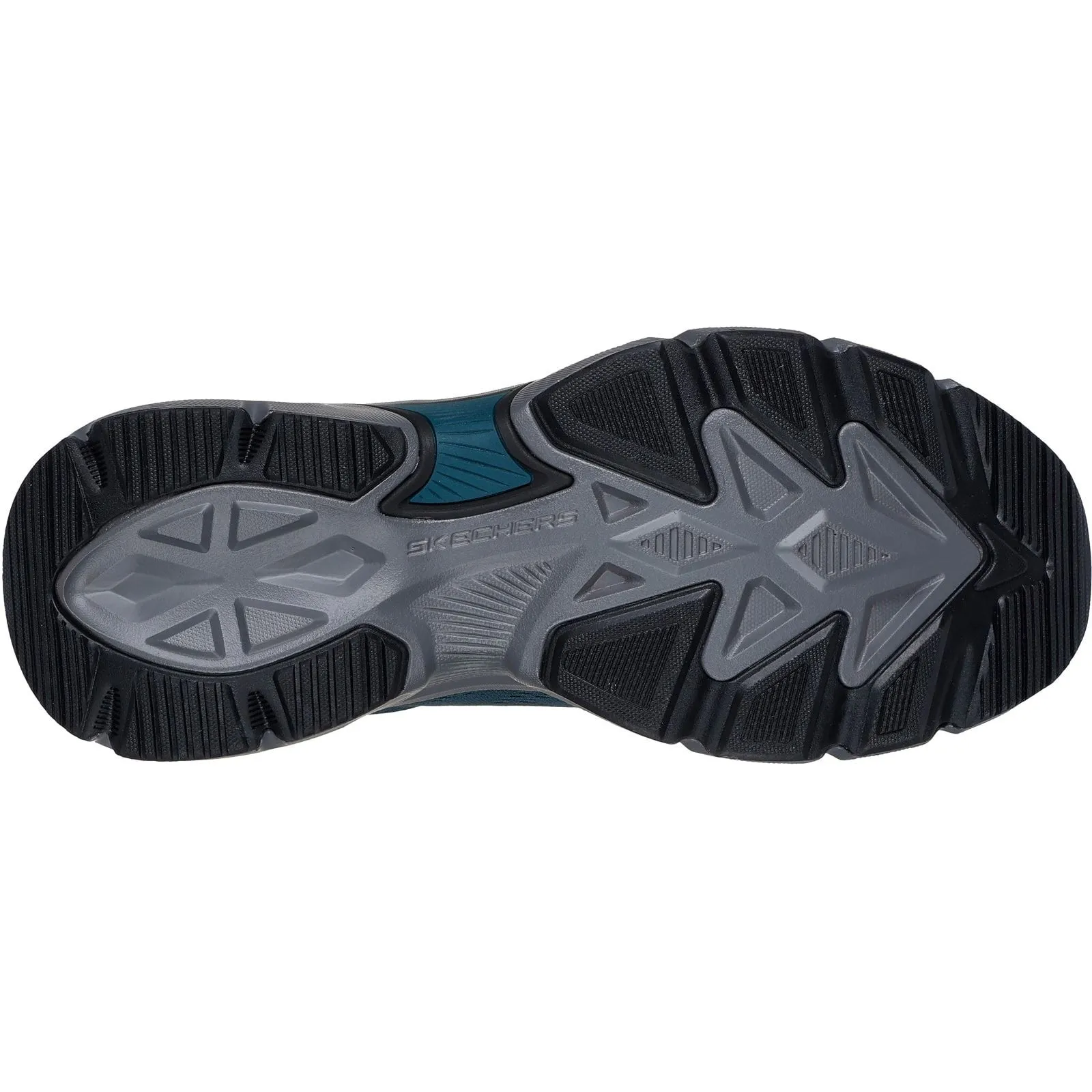 Dad Style Torsional Stability Frame Skechers Mens Skech-Air Ventura Trainer Teal/Black