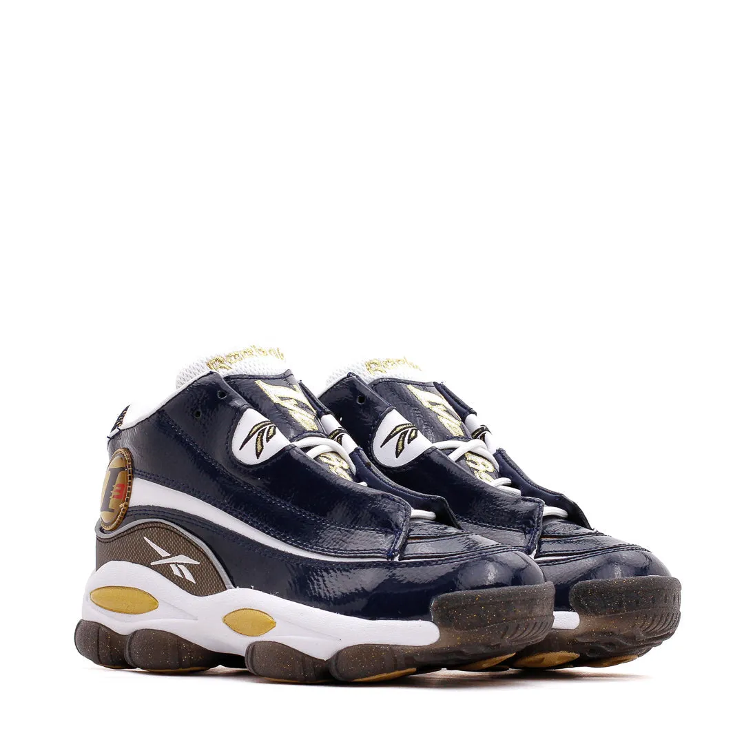Reebok Classics Basketball Men The Answer DMX Allen Iverson Navy HR1061 Ankle Stabilization Tech