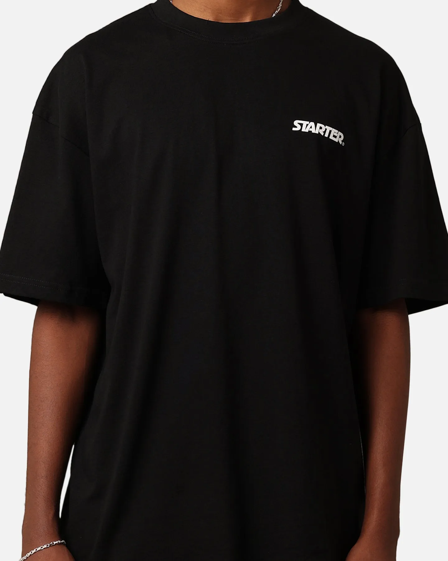 Starter 3 Star T-Shirt Black Relaxed Look Summer Favorite