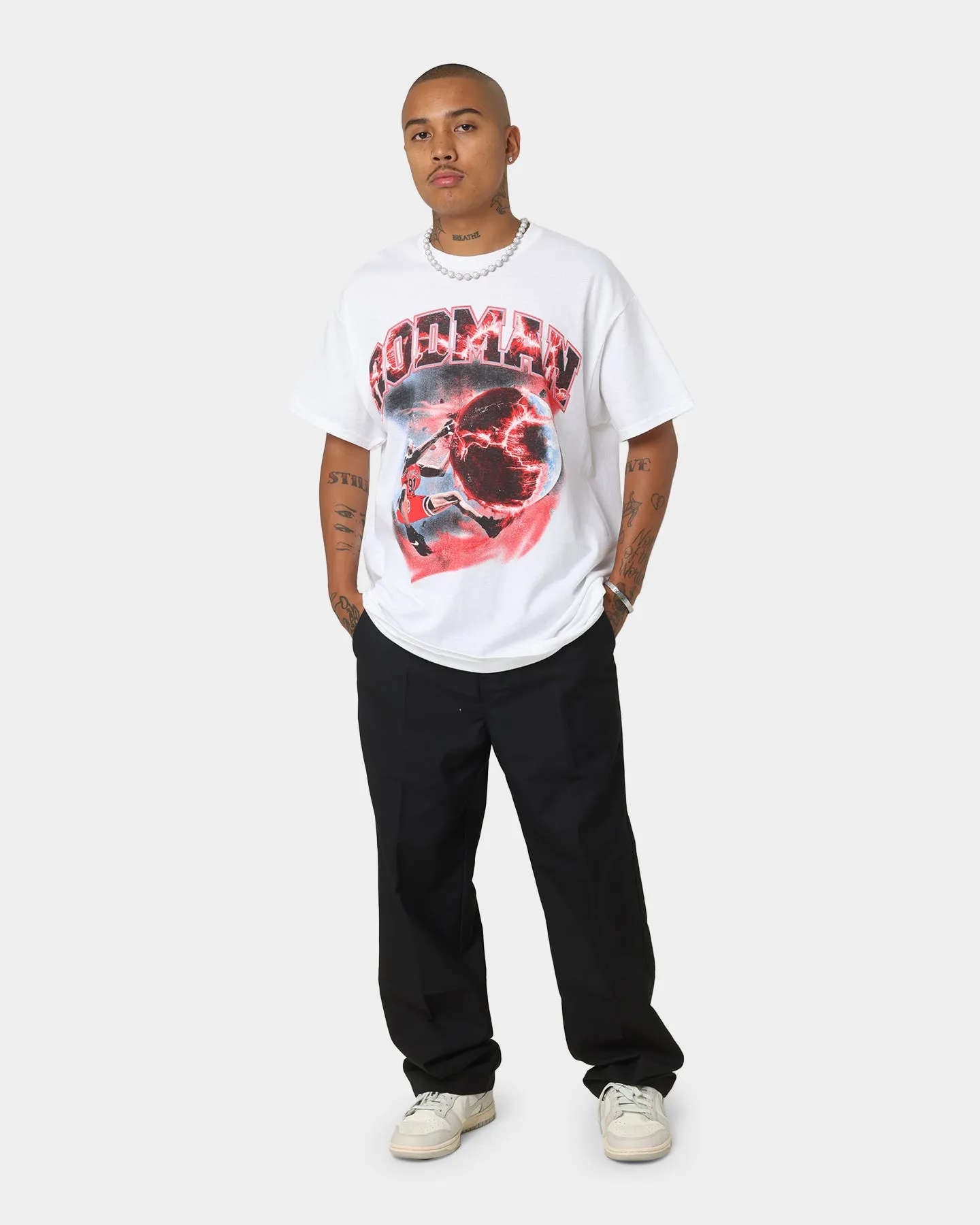 Vibrant Prints Rodman Brand Planet Dunk T-Shirt White