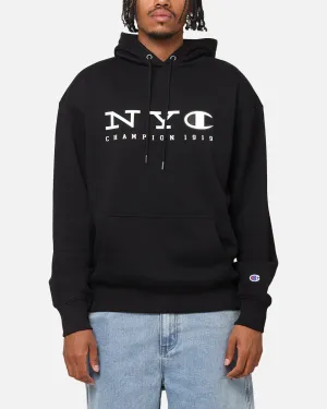 High Stretch Elastic Masculine style Champion Rochester Graphic Hoodie Black