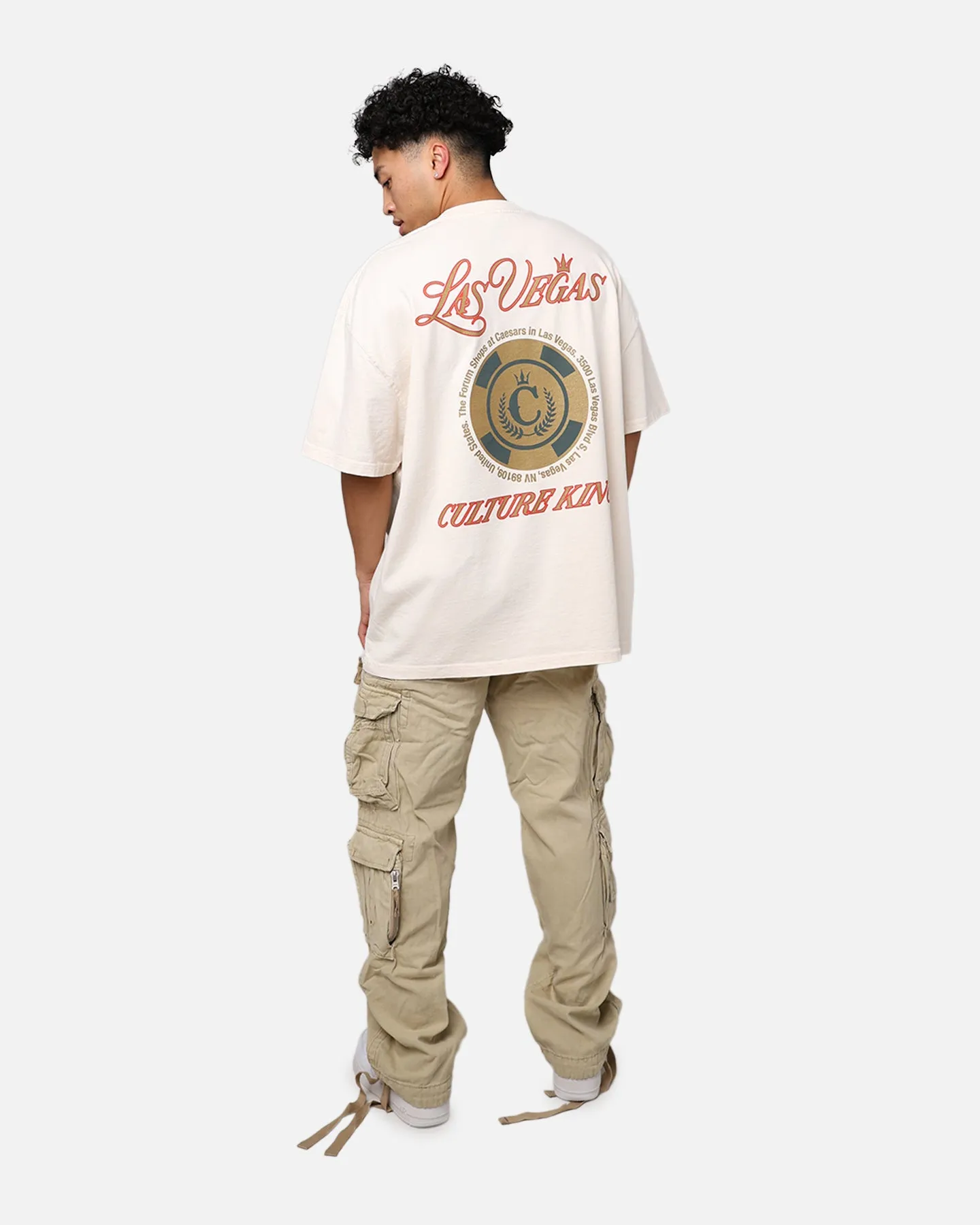 EasyCareFinish Durable Color Retention Culture Kings Casino Vegas T-Shirt Off White