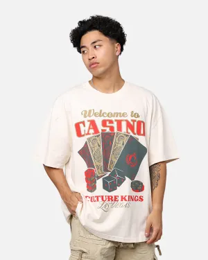 Culture Kings Casino Vegas T-Shirt Off White Everyday Layer Stylish and Fun