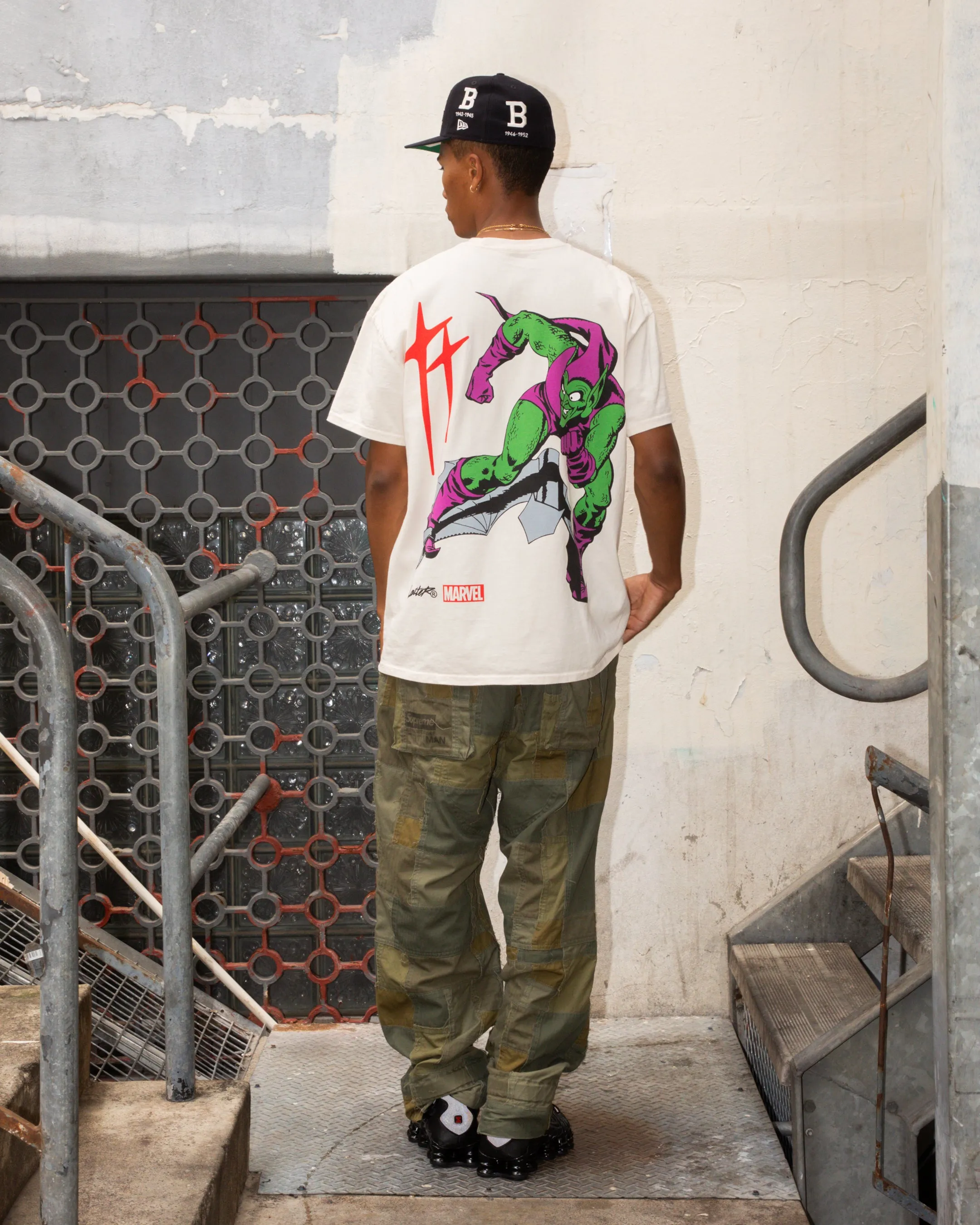 Marvel Spider-Man Green Goblin T-Shirt Off White SoftTouchFinish