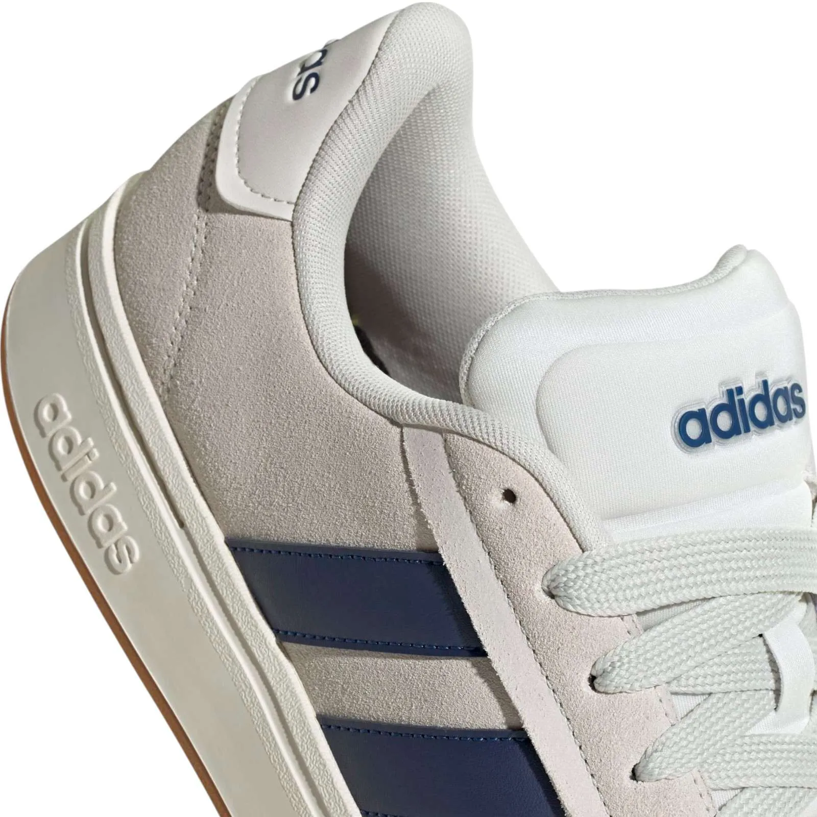 Long Lasting Outsole Durability adidas Grand Court Alpha Mens Regular-Fit Lace Sneakers