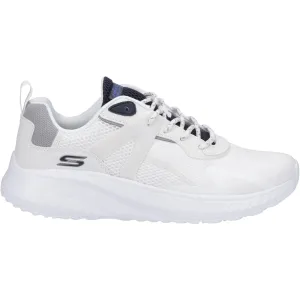 Skechers Mens Bobs Squad Chaos Elevated Drift Trainers White/Multi Flexible Design