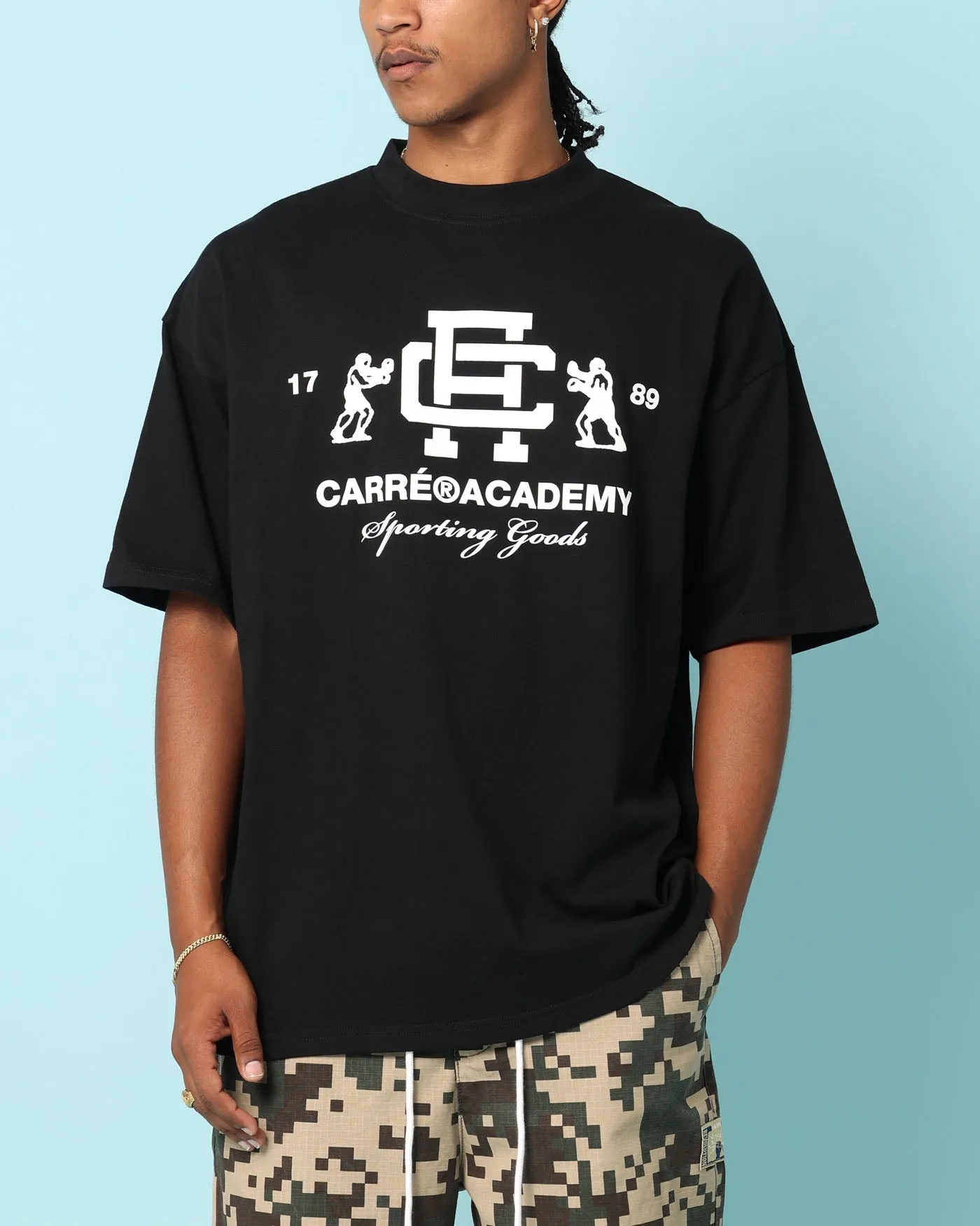 Stylish piece Carre Savate Club T-Shirt Black