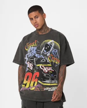 Vintage authenticity Casual and Soft Goat Crew Black Magic #96 Heavyweight Vintage T-Shirt Black Wash