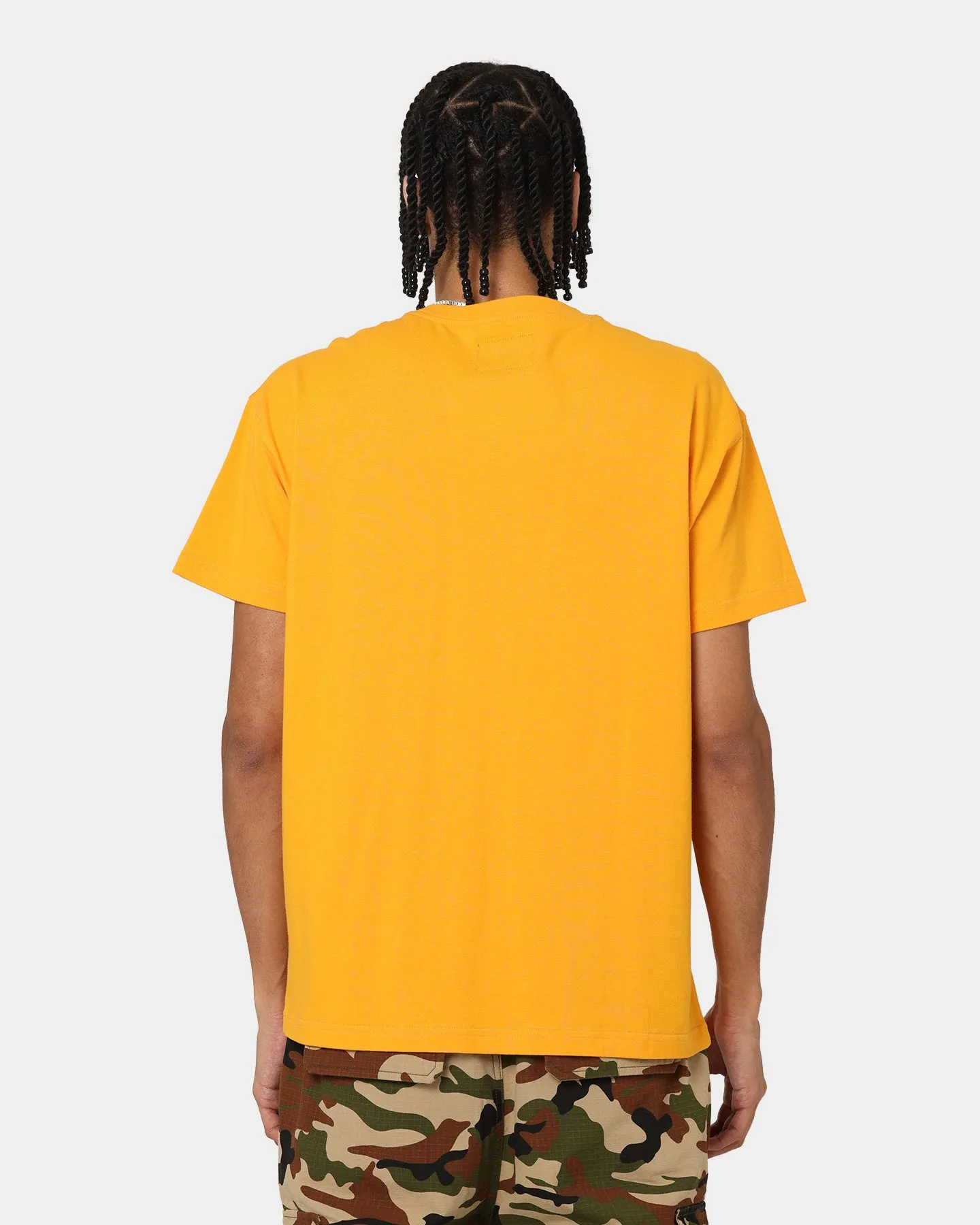 Grand Scheme Pocket T-Shirt Yellow Soft Comfort Wear