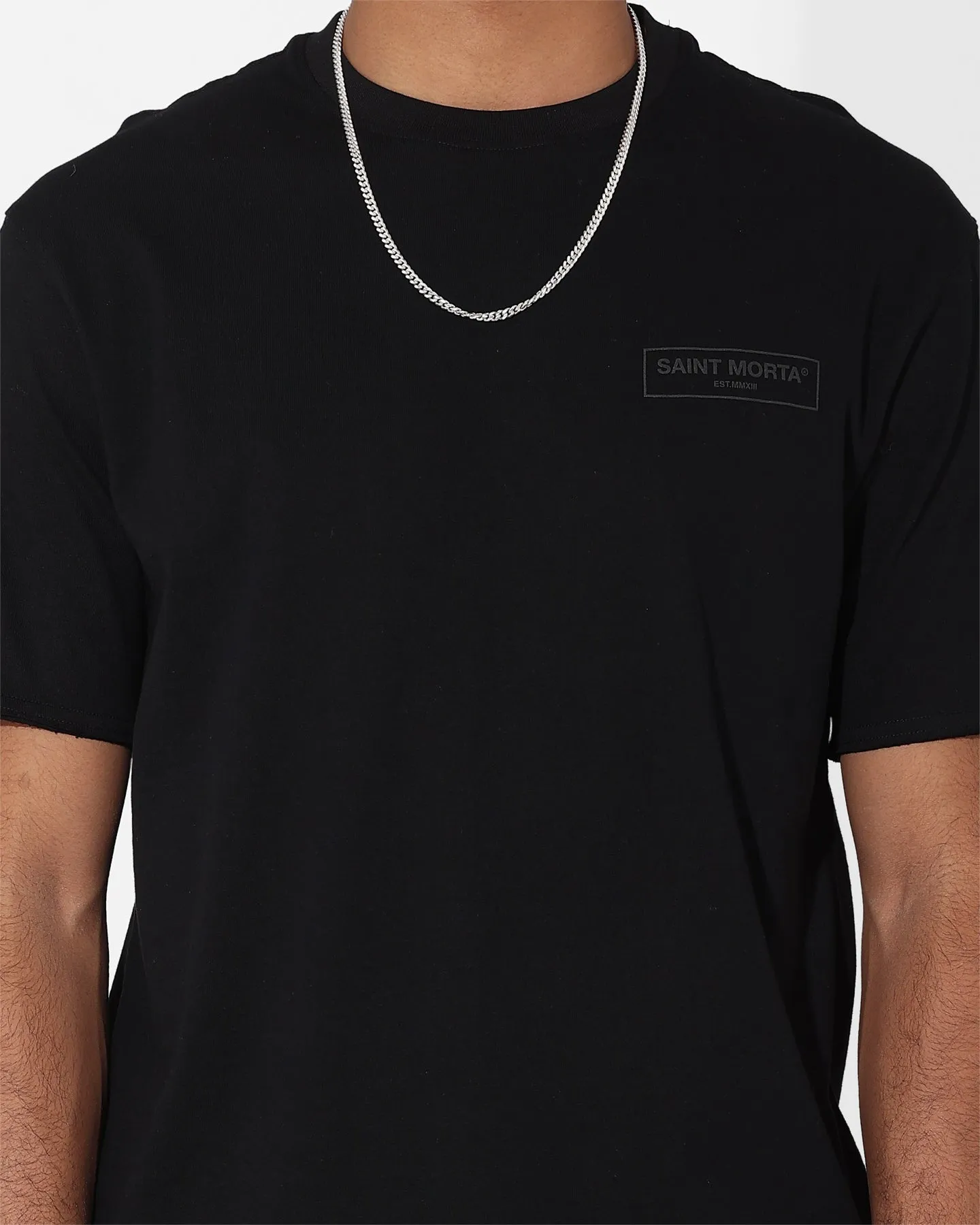 Cozy Essentials Saint Morta Alpha Box T-Shirt Black/Black