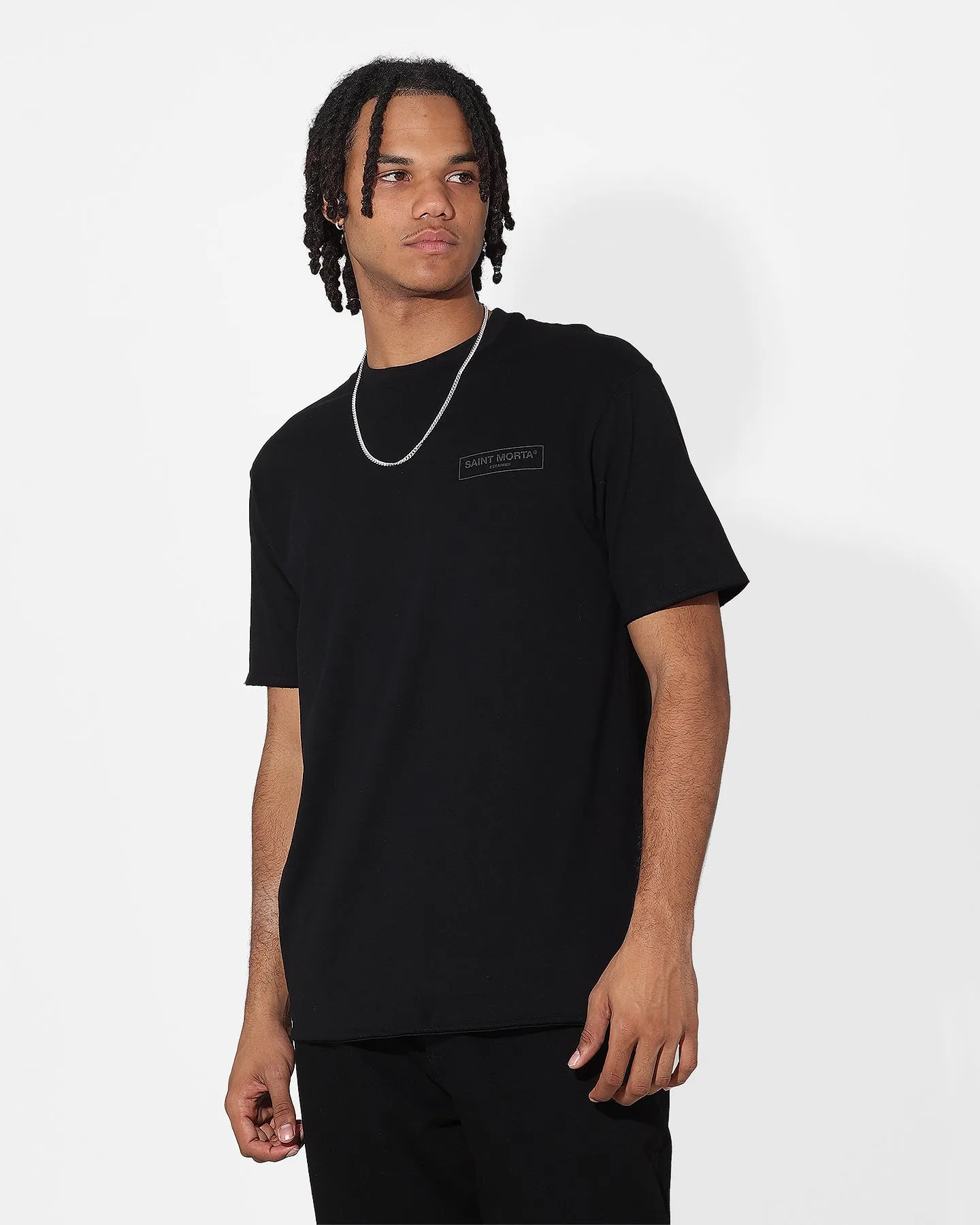Reversible Design Concept Saint Morta Alpha Box T-Shirt Black/Black