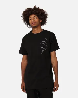 Saint Morta Premier League Lafayette T-Shirt Black/White Set In Sleeve