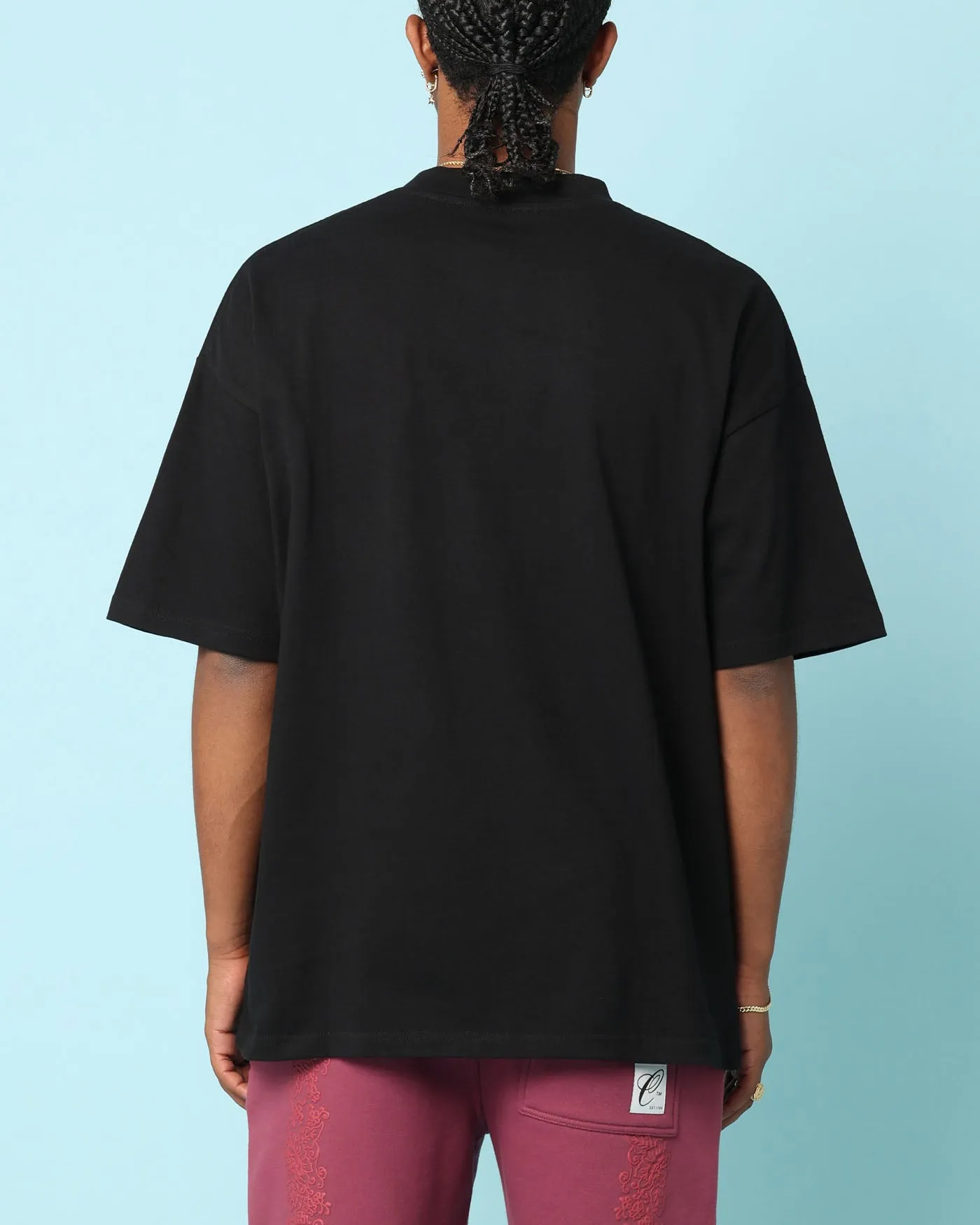 Carr?? Dinner Party Oversized T-Shirt Black monochromatic