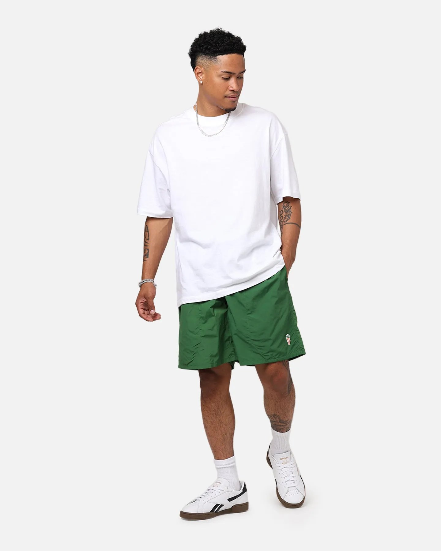 Carrots By Anwar Stem Nylon Shorts Forest Versatile Layering ZipperedSecurity