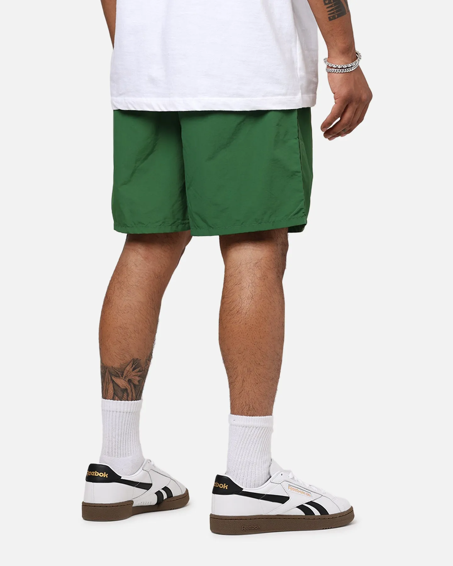 Wrinkle Free Fabric Carrots By Anwar Stem Nylon Shorts Forest