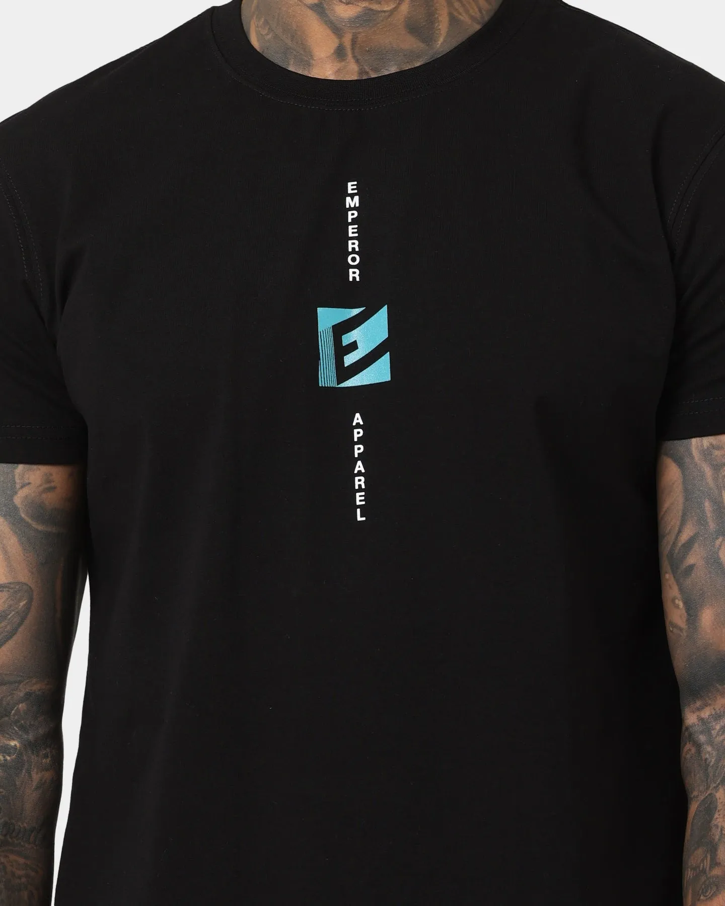 Emperor Apparel Downtown After Dark T-Shirt Black Summer Wardrobe Non Irritating Collar