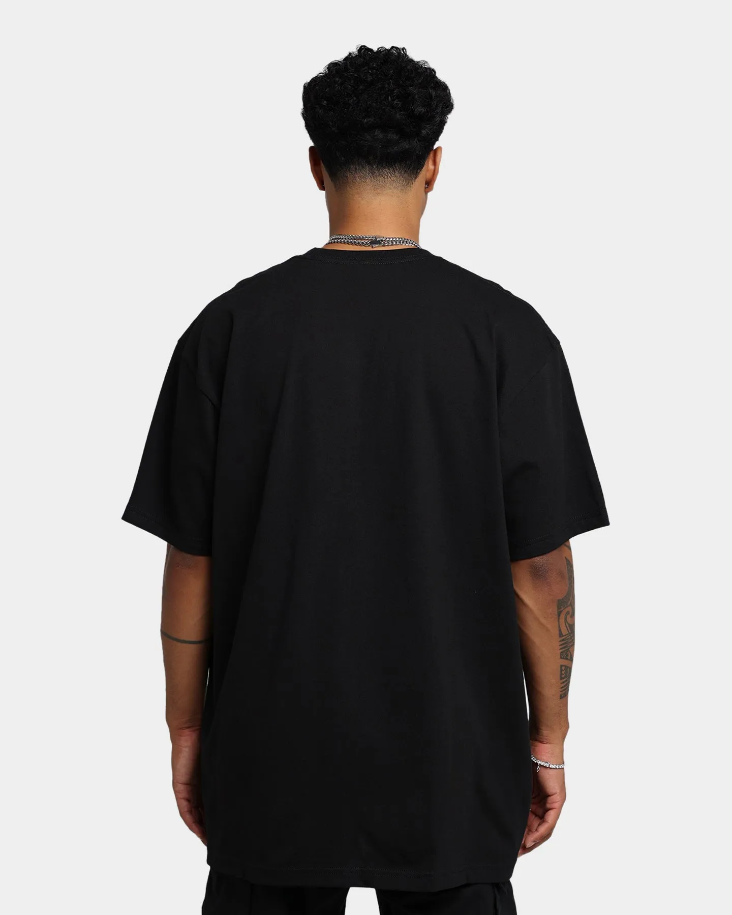 Rats Get Fat Throwing Hands T-Shirt Black Stretchable Fabric ReinforcedHems