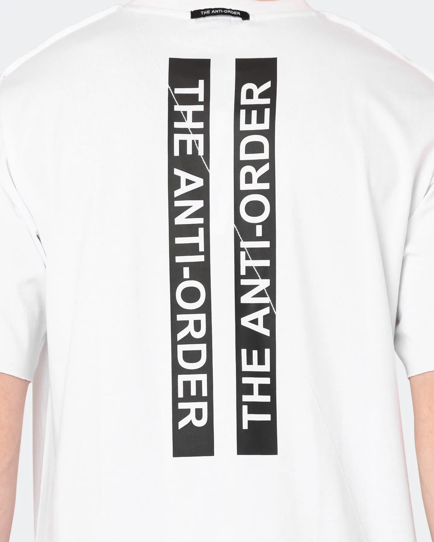 The Anti Order Antidote Symmetry T-Shirt White Quick Release Hem
