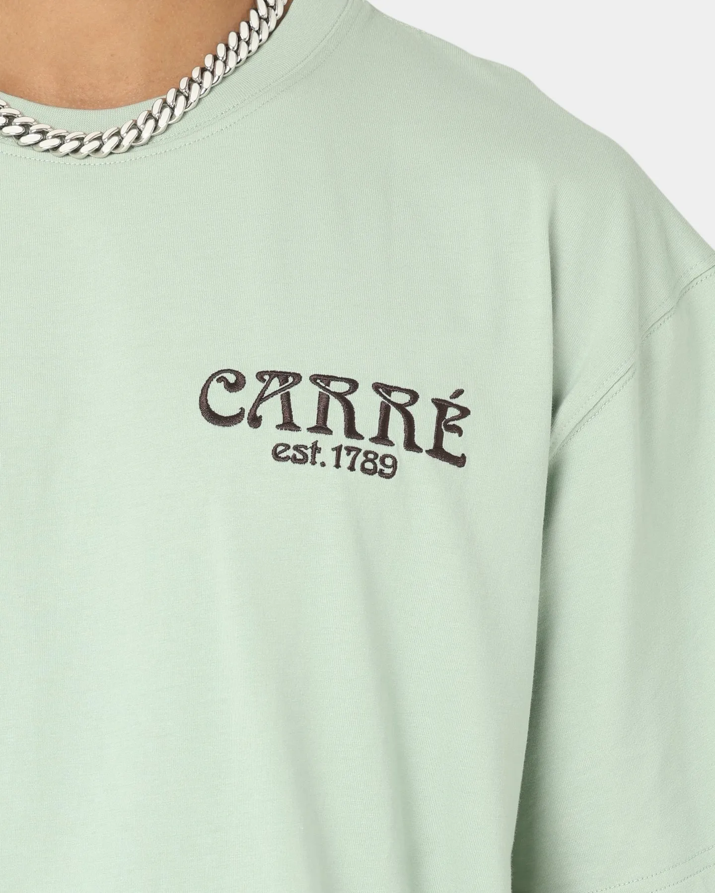 Carre Nonouve OS Short Sleeve T-Shirt Sage simple design