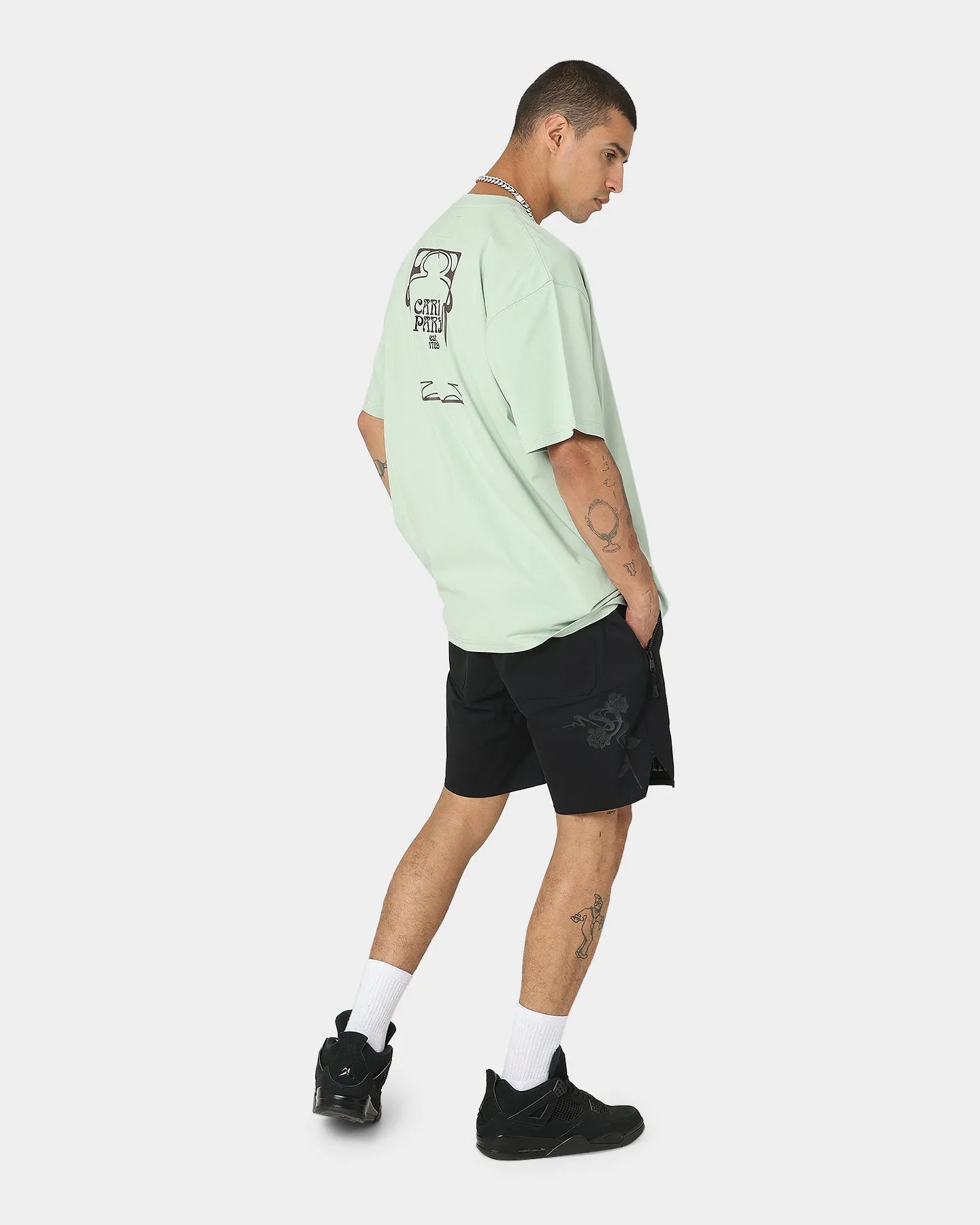 Carre Nonouve OS Short Sleeve T-Shirt Sage Low Environmental Impact Spring Wear