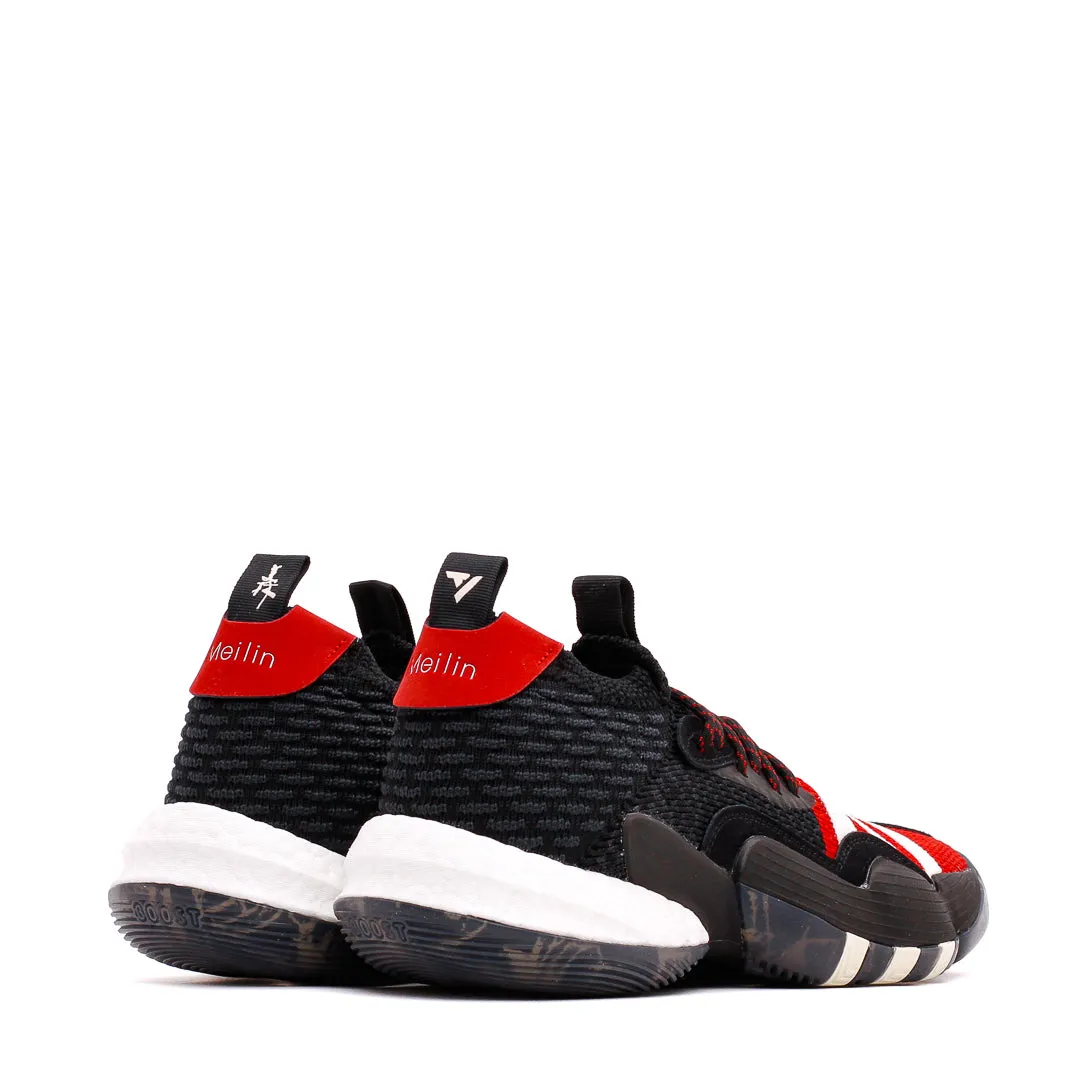 Adidas Basketball Men Trae Young 2 Black White Red IF2163 Impact Absorbing Pods