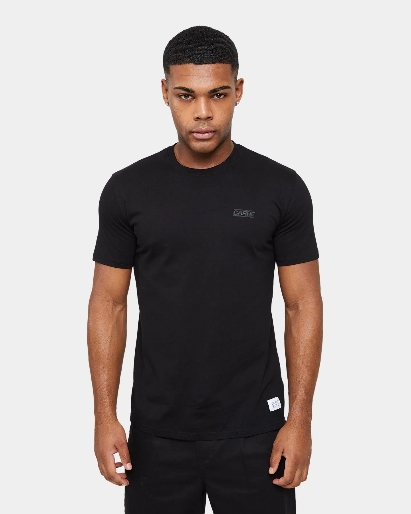 Carre Athletique Class T-Shirt Black Wash Set In Sleeve Daily Favorite