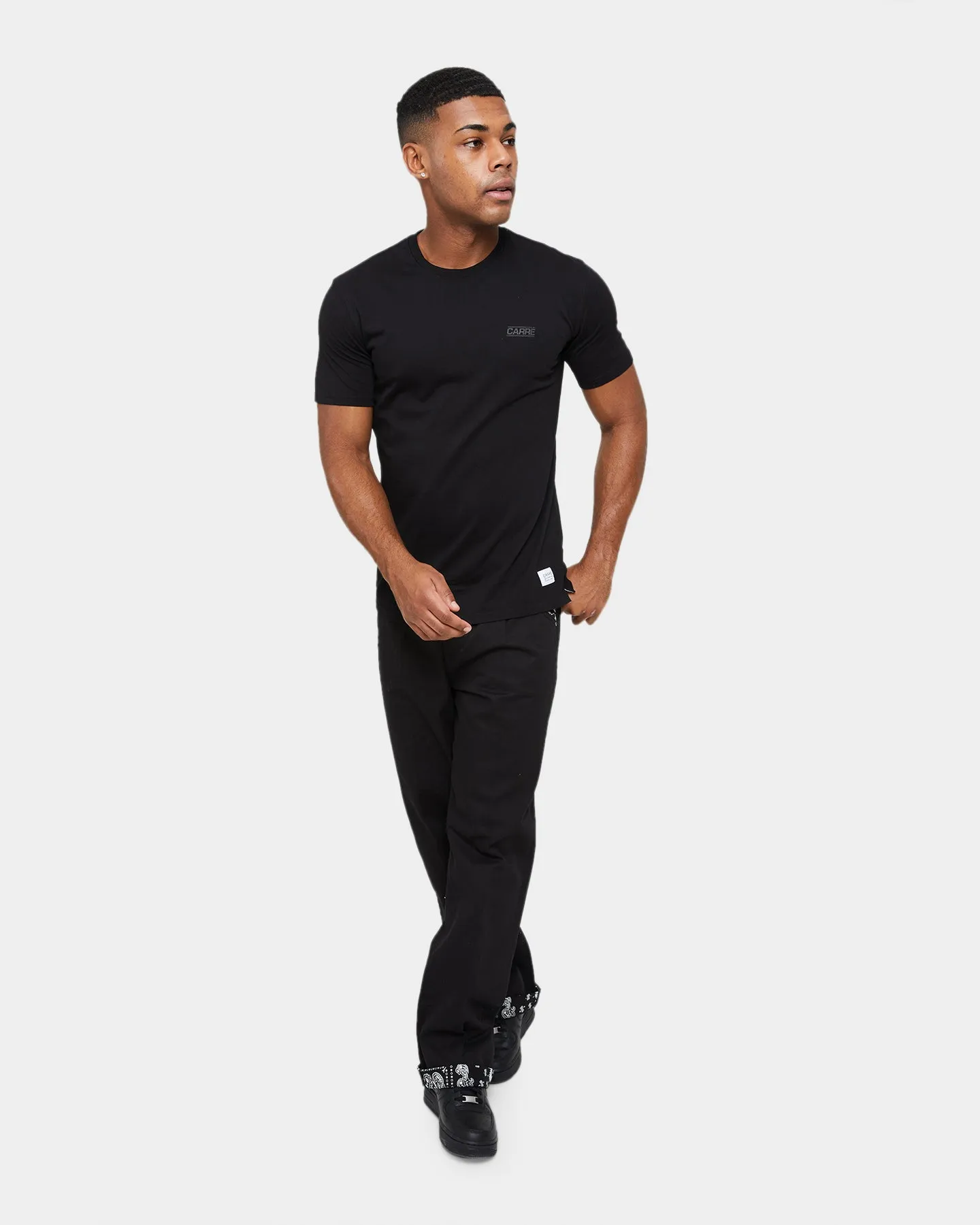 Light Breeze Carre Athletique Class T-Shirt Black Wash